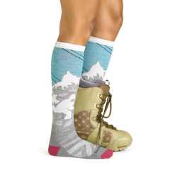 Women's Yeti Over-the-Calf Midweight Ski & Snowboard Socks