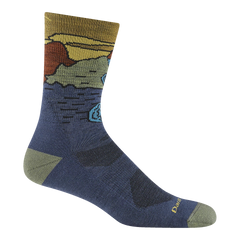 Men's Chasing Waterfalls Micro Crew Lightweight Hiking Socks